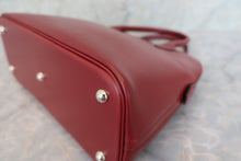 Load image into Gallery viewer, HERMES BOLIDE 31 Box carf leather Rouge H □D Engraving Shoulder bag 600070189
