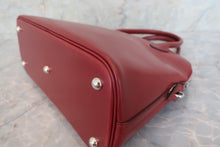 Load image into Gallery viewer, HERMES BOLIDE 31 Box carf leather Rouge H □D Engraving Shoulder bag 600070189
