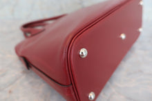 将图片加载到图库查看器，HERMES BOLIDE 31 Box carf leather Rouge H □D刻印 Shoulder bag 600070189
