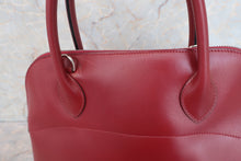 Load image into Gallery viewer, HERMES BOLIDE 31 Box carf leather Rouge H □D Engraving Shoulder bag 600070189
