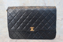 将图片加载到图库查看器，CHANEL/香奈儿 CF 链条包 羊皮 Black/Gold hadware(黑色/金色金属) 肩背包 600120210
