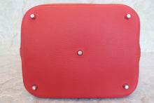 Load image into Gallery viewer, HERMES PICOTIN LOCK GM Clemence leather Rouge garance □R Engraving Hand bag 700120172

