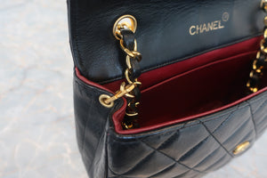 CHANEL/シャネル デカココチェーンショルダーバッグ ラムスキン ブラック/ゴールド金具 ショルダーバッグ 600090253