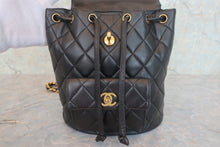 将图片加载到图库查看器，CHANEL/香奈儿 CF 链背包 羊皮 Black/Gold Hardware(黑色/金色金属) 背包 800070104
