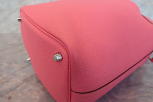 HERMES／エルメス ピコタンロックＰＭ トリヨンクレマンス ローズアザレ A刻印 ハンドバッグ 700080212