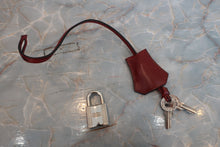 将图片加载到图库查看器，HERMES BOLIDE 31 Box carf leather Rouge H □D刻印 Shoulder bag 600070189
