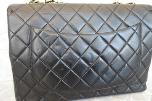 CHANEL/シャネル 中マトラッセシングルフラップチェーンショルダーバッグ ラムスキン ブラック/ゴールド金具 ショルダーバッグ 700070213