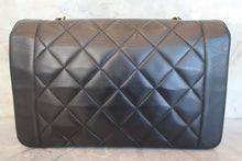 Load image into Gallery viewer, CHANEL  Diana matelasse chain shoulder bag Lambskin Black/Gold hadware Shoulder bag 700050047
