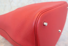 Load image into Gallery viewer, HERMES PICOTIN LOCK GM Clemence leather Rouge garance □R Engraving Hand bag 700120172
