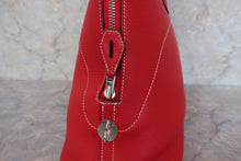 Load image into Gallery viewer, HERMES BOLIDE RELAX 35 Novillo leather Rouge casaque T Engraving Hand bag 600090046
