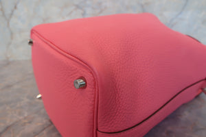 HERMES／エルメス ピコタンロックＰＭ トリヨンクレマンス ローズアザレ A刻印 ハンドバッグ 700080212