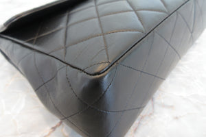 CHANEL/シャネル 中マトラッセシングルフラップチェーンショルダーバッグ ラムスキン ブラック/ゴールド金具 ショルダーバッグ 700070213