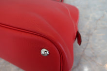 将图片加载到图库查看器，HERMES BOLIDE RELAX 35 Novillo leather Rouge casaque T刻印 Hand bag 600090046
