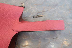 HERMES／エルメス ピコタンロックＰＭ トリヨンクレマンス ローズアザレ A刻印 ハンドバッグ 700080212