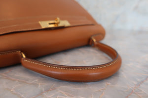 HERMES KELLY 28 Graine Couchevel leather Gold 〇O刻印 Shoulder bag 600060047