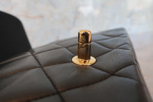 Load image into Gallery viewer, CHANEL  Diana matelasse chain shoulder bag Lambskin Black/Gold hadware Shoulder bag 700050047
