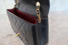 Load image into Gallery viewer, CHANEL  Diana matelasse chain shoulder bag Lambskin Black/Gold hadware Shoulder bag 700050047
