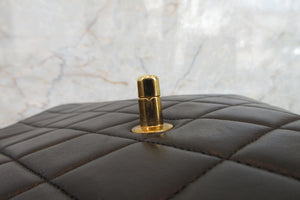 CHANEL/シャネル 中マトラッセシングルフラップチェーンショルダーバッグ ラムスキン ブラック/ゴールド金具 ショルダーバッグ 700070213