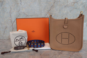 HERMES／エルメス エブリンTPM トリヨンクレマンス チャイ U刻印 ショルダーバッグ 700080222