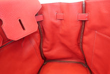 画像をギャラリービューアに読み込む, HERMES／エルメス バーキン35 トリヨンクレマンス ヴァーミリオン □H刻印 ハンドバッグ 700110059
