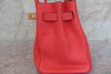 将图片加载到图库查看器，HERMES BIRKIN 30 Clemence leather Rouge pivoine □R刻印 Hand bag 600070146
