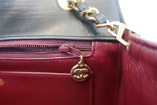 Load image into Gallery viewer, CHANEL  Diana matelasse chain shoulder bag Lambskin Black/Gold hadware Shoulder bag 700050047
