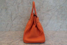 Load image into Gallery viewer, HERMES BIRKIN 35 Togo leather Orange □M Engraving Hand bag 700120138
