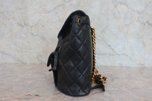 画像をギャラリービューアに読み込む, CHANEL/シャネル マトラッセチェーンリュック ラムスキン ブラック/ゴールド金具 リュック 800010205
