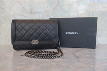 将图片加载到图库查看器，CHANEL/香奈儿 Leboy WOC 荔枝皮 Black/Silver  Hardware(黑色/银色金属) 肩背包 800070150
