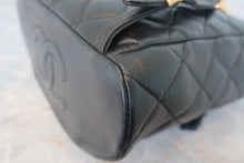 画像をギャラリービューアに読み込む, CHANEL/シャネル マトラッセチェーンリュック ラムスキン ブラック/ゴールド金具 リュック 800010205
