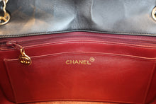 Load image into Gallery viewer, CHANEL Bias stitch chain shoulder bag Lambskin Black/Gold hadware Shoulder bag 800080226
