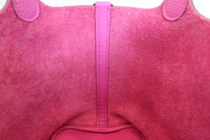 HERMES PICOTIN LOCK PM Clemence leather Magnolia C刻印 Hand bag 600050065