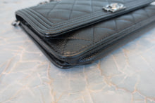 将图片加载到图库查看器，CHANEL/香奈儿 Leboy WOC 荔枝皮 Black/Silver  Hardware(黑色/银色金属) 肩背包 800070150
