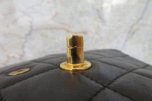 CHANEL/シャネル パリ限定マトラッセダブルフラップチェーンショルダーバッグ ラムスキン ブラック/ゴールド金具 ショルダーバッグ 700070214