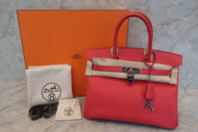 将图片加载到图库查看器，HERMES BIRKIN 30 Epsom leather Bougainvillier □N刻印 Hand bag 700120139
