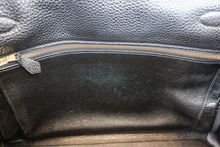 将图片加载到图库查看器，HERMES KELLY 32 Clemence leather Black □A刻印 Shoulder bag 800050071
