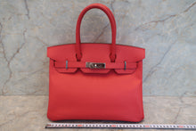 将图片加载到图库查看器，HERMES BIRKIN 30 Epsom leather Bougainvillier □N刻印 Hand bag 700120139
