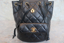 画像をギャラリービューアに読み込む, CHANEL/シャネル マトラッセチェーンリュック ラムスキン ブラック/ゴールド金具 リュック 800010205

