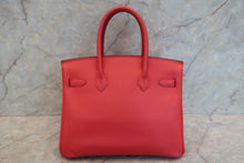 Load image into Gallery viewer, HERMES BIRKIN 30 Epsom leather Bougainvillier □N Engraving Hand bag 700120139
