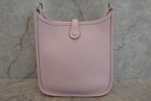 将图片加载到图库查看器，HERMES  EVELYNE TPM Clemence leather Mauve pale B刻印 Shoulder bag 700010080
