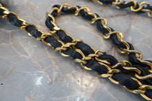 Load image into Gallery viewer, CHANEL Matelasse chain shoulder bag Lambskin Navy/Gold hadware Shoulder bag 800040085
