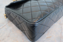 Load image into Gallery viewer, CHANEL Matelasse fringe chain shoulder bag Lambskin Black/Gold hadware Shoulder bag 700100048
