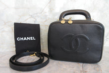 画像をギャラリービューアに読み込む, CHANEL/シャネル ココマーク2WAYチェーンショルダーバッグ キャビアスキン ブラック/ゴールド金具 バニティ 700070227
