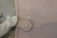 将图片加载到图库查看器，HERMES  EVELYNE TPM Clemence leather Mauve pale B刻印 Shoulder bag 700010080
