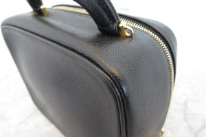 CHANEL/シャネル ココマーク2WAYチェーンショルダーバッグ キャビアスキン ブラック/ゴールド金具 バニティ 700070227