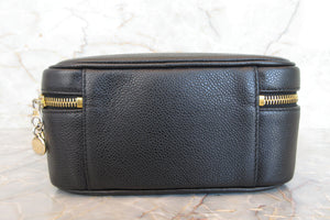 CHANEL/シャネル ココマーク2WAYチェーンショルダーバッグ キャビアスキン ブラック/ゴールド金具 バニティ 700070227