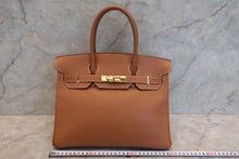 Load image into Gallery viewer, HERMES BIRKIN 30 Graine Couchevel leather Gold □C Engraving Hand bag 700120064
