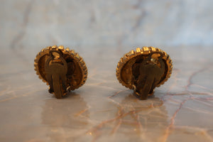CHANEL CC mark earring Gold plate Gold Earring 500110096