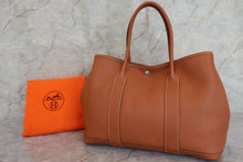 Load image into Gallery viewer, HERMES GARDEN PARTY PM Negonda leather Gold □K Engraving Tote bag 600050050
