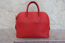 将图片加载到图库查看器，HERMES／BOLIDE 1923 Swift leather Rouge garance □I刻印 Hand bag 800030029
